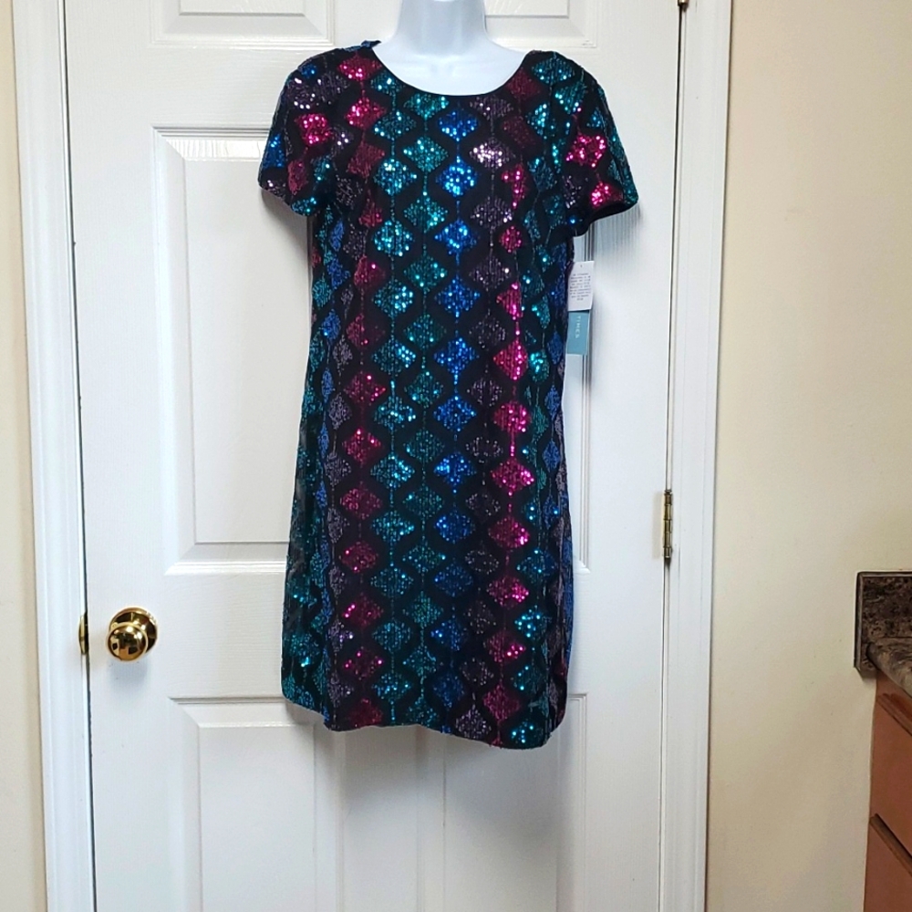 Brand New London Times Sequin Dress